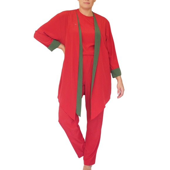 Vintage Pants Suit | Oversized Blazer | Full Set Outfit | Size Medium - Picture 3 of 8